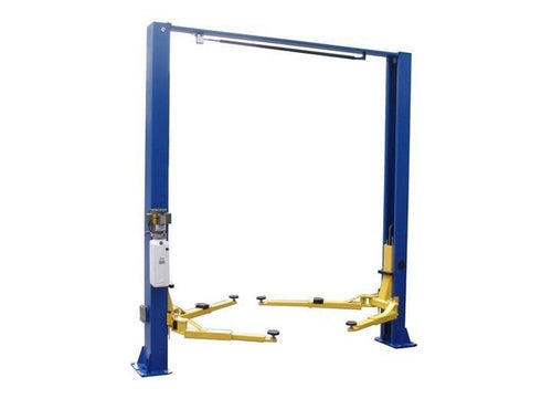 TP9KACX Tuxedo Distributors Two Post Lift Clear Floor Lift - Asymmetric - 9000 LB
