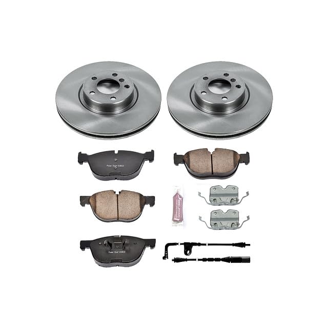 Power Stop Autospecialty KOE4692 Front Replacement Brake Kit-OE Brake Rotors & Ceramic Brake Pads For BMW X5 2007-2010, BMW X6 2008-2010 [Model Specific]