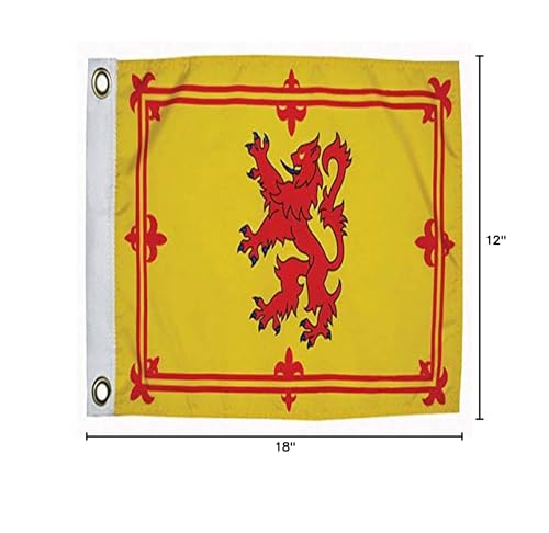 Scotting Ramp Taylor Made Lion Flag 12" x 18"