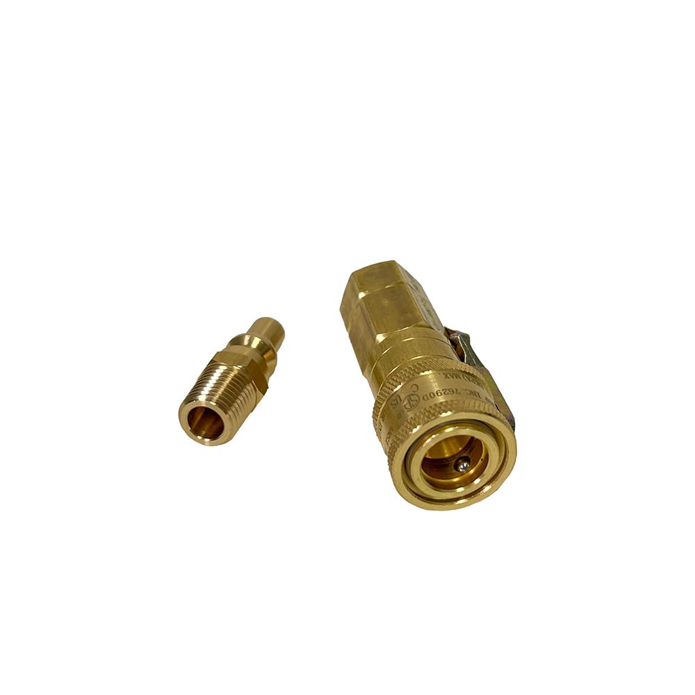 Propane/Natural Gas Connector Kit Mr. Heater F276182 with Shut-Off Valve & Excess Flow Plug Replaces F276181