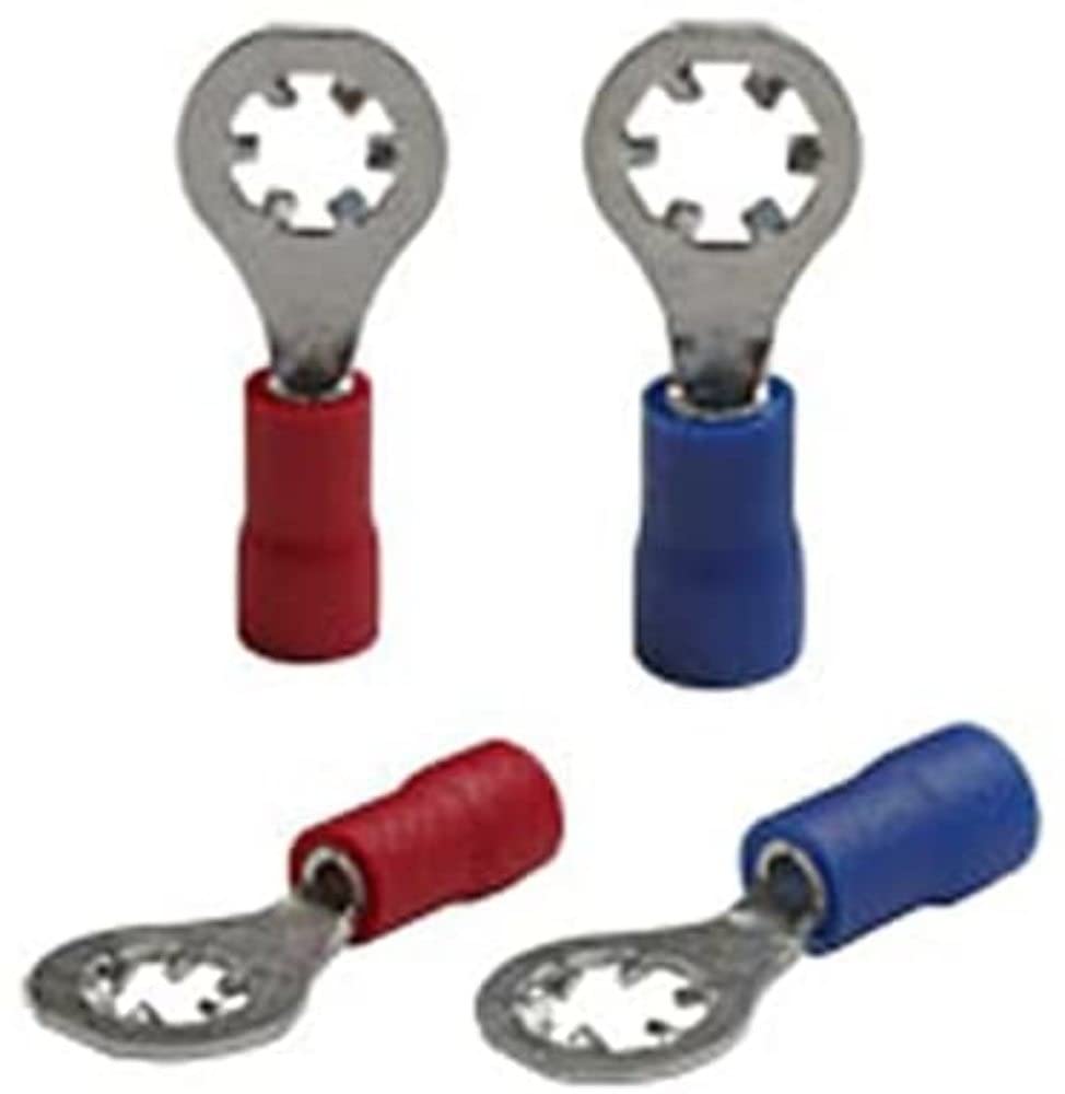 BLUE Installbay #8 RING STAR TERMINAL 16-14 Pack of 100 (BVSRT8)