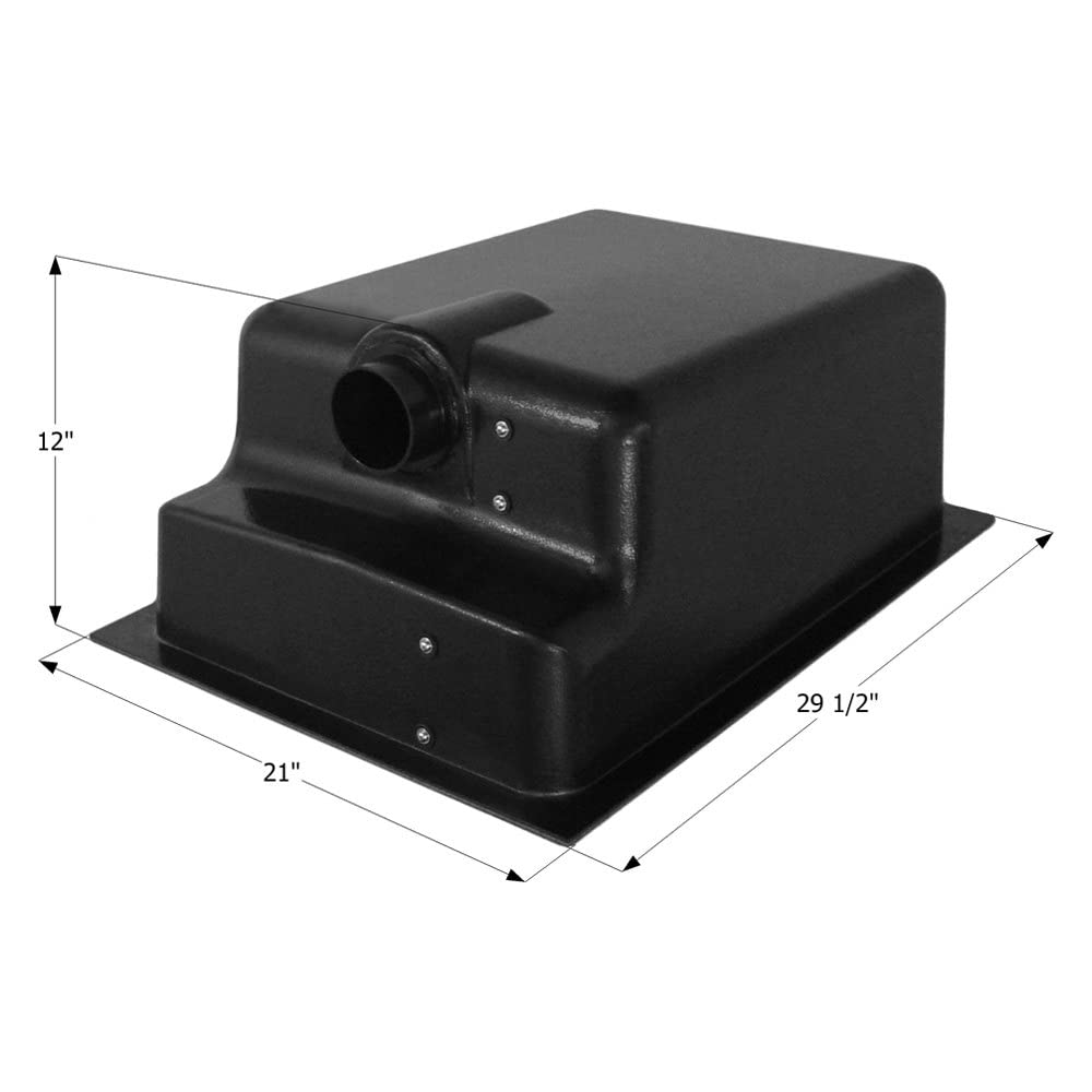 HT150RE ICON Recessed Drain with 3" Spigot & 4 Level Sensors