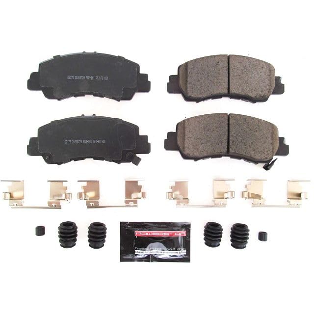 Power Stop Z23-2178 Z23 Evolution Sport Carbon Fiber Infused Ceramic Brake Pads with Hardware For Mitsubishi Eclipse Cross 2018-2020, Mitsubishi Eclipse Cross 2022 [Model Specific]
