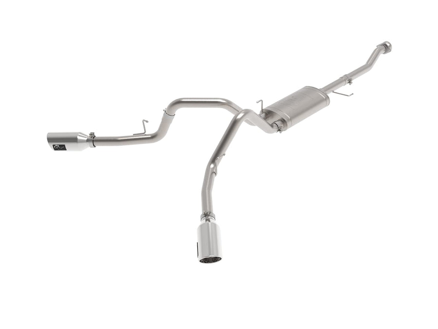 Vulcan Series aFe Power 49-33126-P 3 IN 304 Stainless Steel Cat-Back Exhaust System w/Polished Tip, fits Ford F-150 2021 V8-5.0L/V6-2.7/3.5L (tt)