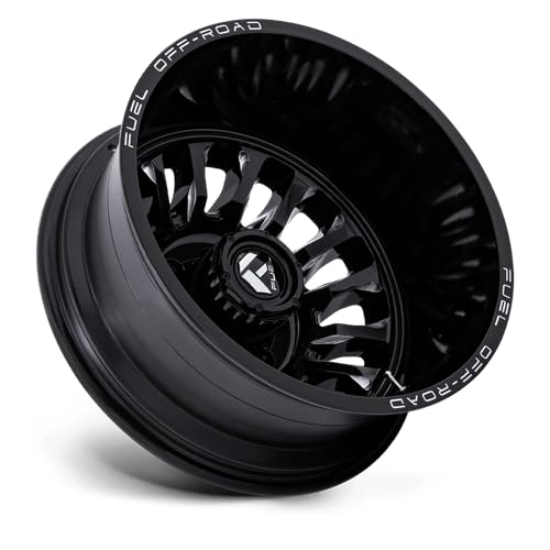 FUEL OFF-ROAD D868 20X8.25 ARC DUALLY, 8X200, -4.31, 227mm GLOSS BLACK MILLED - D86820829245