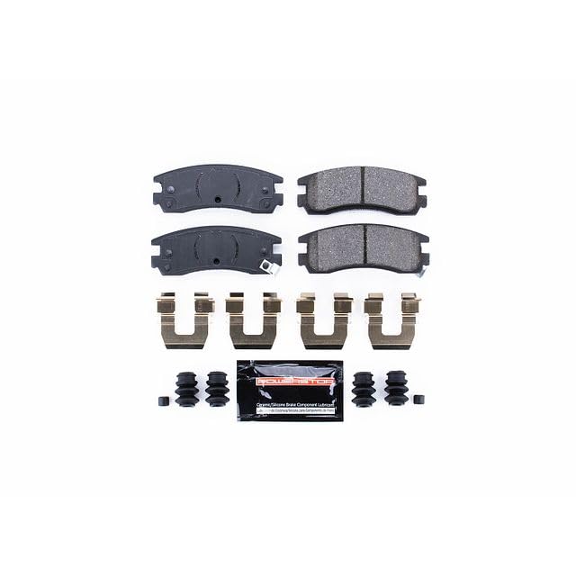 Power Stop Z23-698 Z23 Evolution Sport Carbon Fiber Infused Ceramic Brake Pads with Hardware Rear