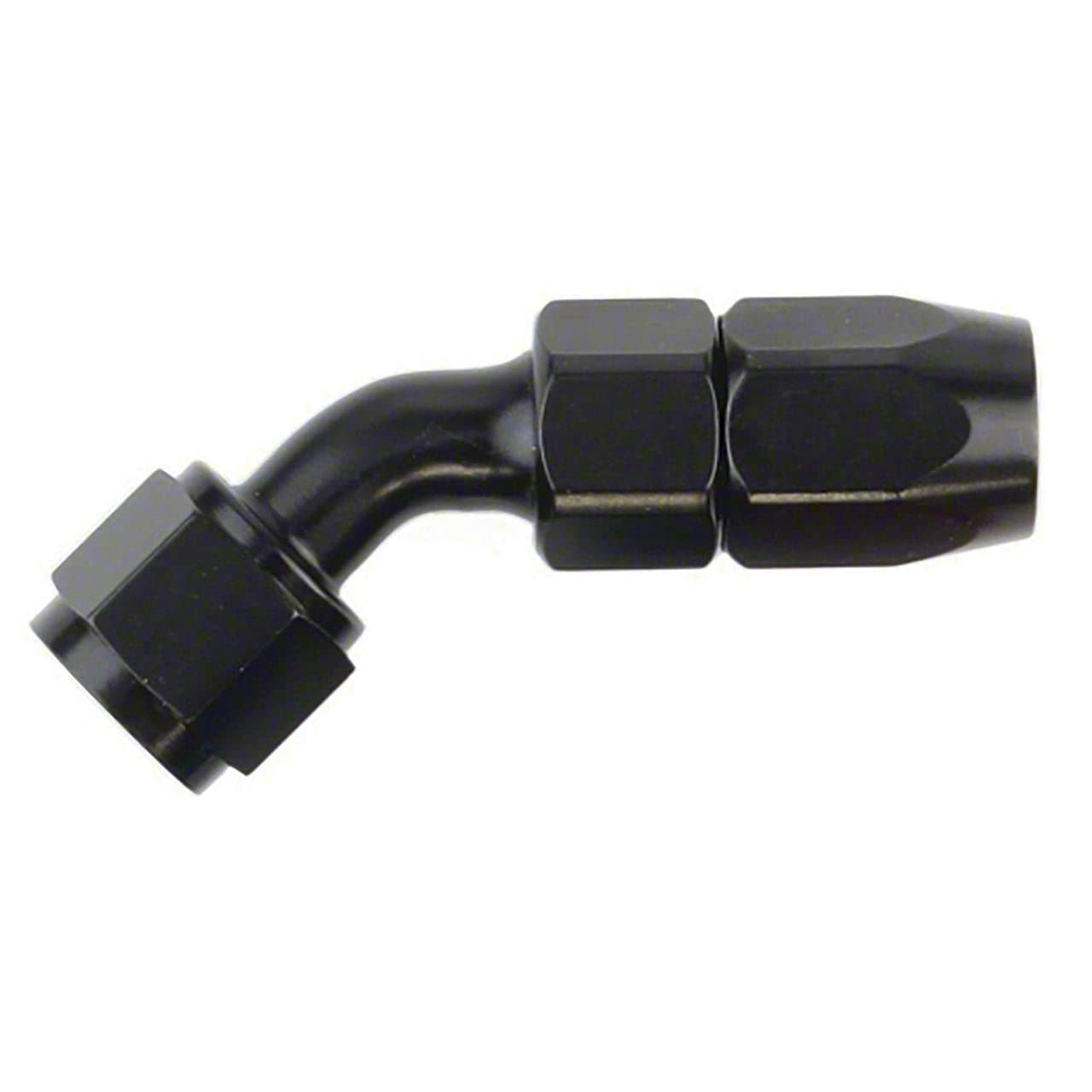 510445BK Speedfx -4an X 45 Blk Hose End