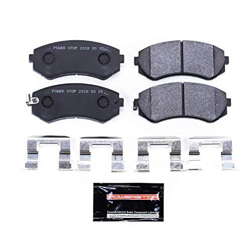 Power Stop Front Track Day PSA-422 Carbon-Fiber Metallic Brake Pads For Nissan 240SX 1989-1996 [Model Specific]