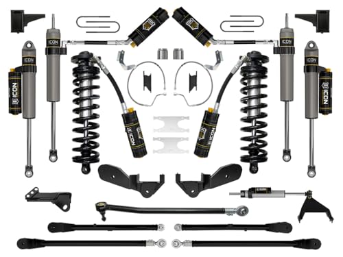 2023-2025 Ford F-250/F-350 Super Duty ICON 4WD, 4-5.5" Lift, Stage 7 Coilover Conversion System