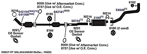 Exhaust Pipe AP Exhaust Products 38734