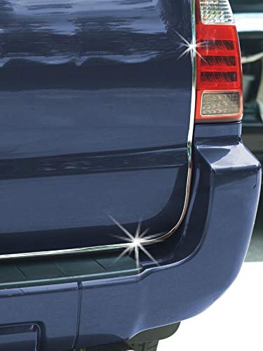 Cowles Truck Chrome Edge Trim, 50ft PVC ProtektoTrim, self-adhesive, UV-protected, durable, protects edges from scratches, dings, rust. Easy install, USA-made.