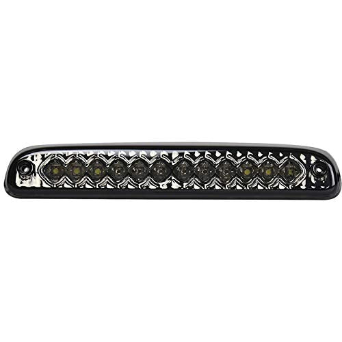 3rd Third Brake Light SPEC-D TUNING Smoke Lens Compatible with 1999-2016 Ford F-250/F-350/F-450/F-550 Super Duty, 1993-2011 Ford Ranger