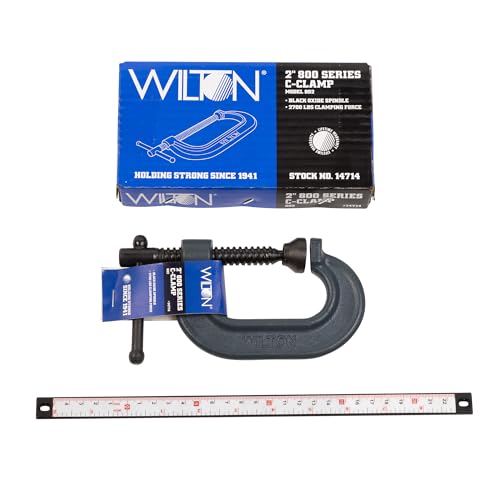 C-Clamp Wilton, 2" Opening, 1-13/16" Throat, 2700 Lbs. Clamping Force (Model 802)