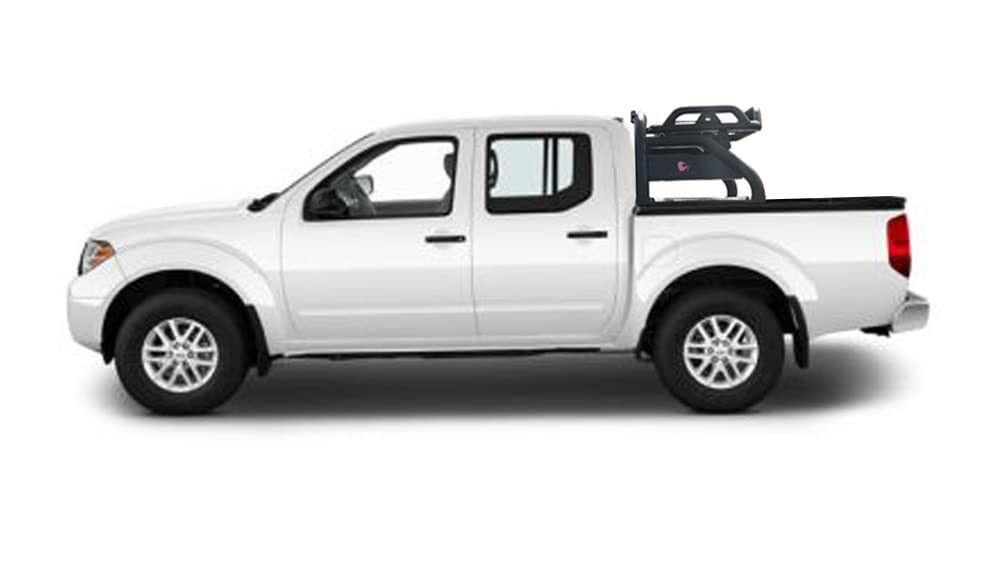 Atlas Roll Bar Black Black Horse Compatible with 2005-2021 Nissan Frontier-ATRB-NIFRB