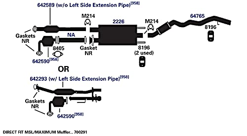 8405 AP Exhaust Products Catalytic Converter Gasket