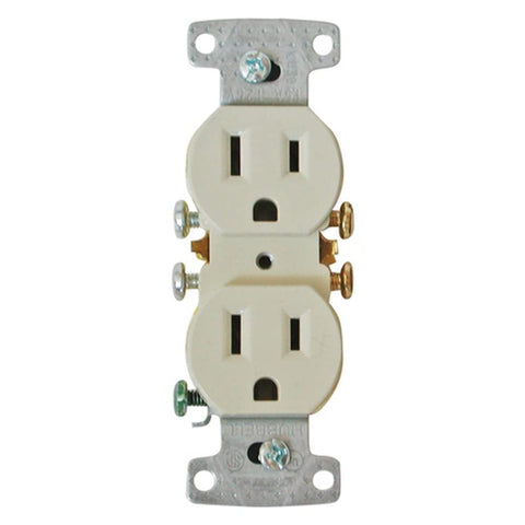 Ivory Valterra Diamond Group 270V-BOX Ivory 15 Amp Sq Style Receptacle