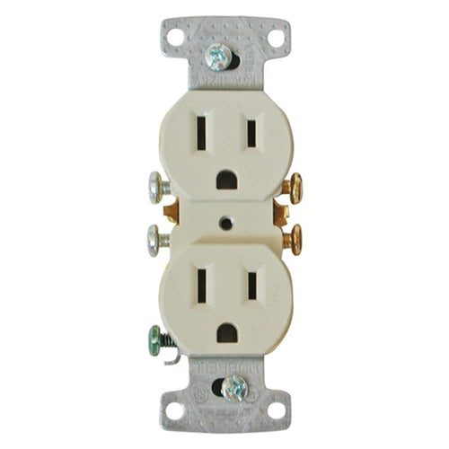 Ivory Valterra Diamond Group 270V-BOX Ivory 15 Amp Sq Style Receptacle