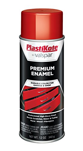 Premium Enamel Spray Paint PlastiKote T-6 Swift Red, 12 oz.