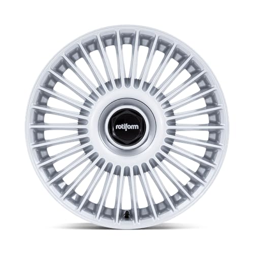 20x8.5 Rotiform RC202 GRZ Gloss Silver Wheel 5x112/5x120 (35mm)