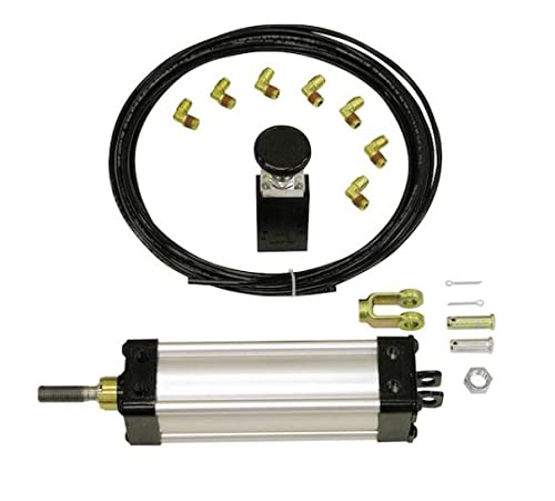 Tailgate Cylinder Kit Buyers Products TGC32508VSPK, Pneumatic Cylinder, Clevis Mount, Tubing & Fittings, 8 Stroke, 3.25 Bore, Dump Truck Accessories