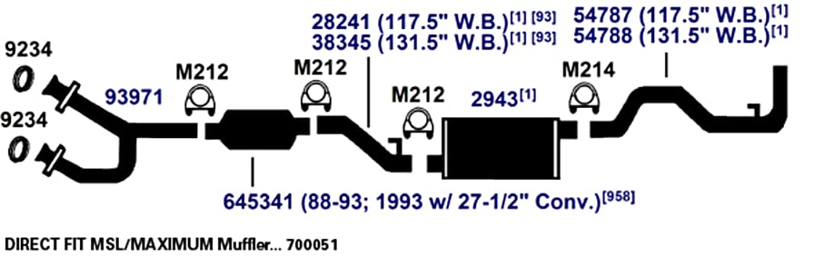 Exhaust Pipe AP Exhaust Products 93971