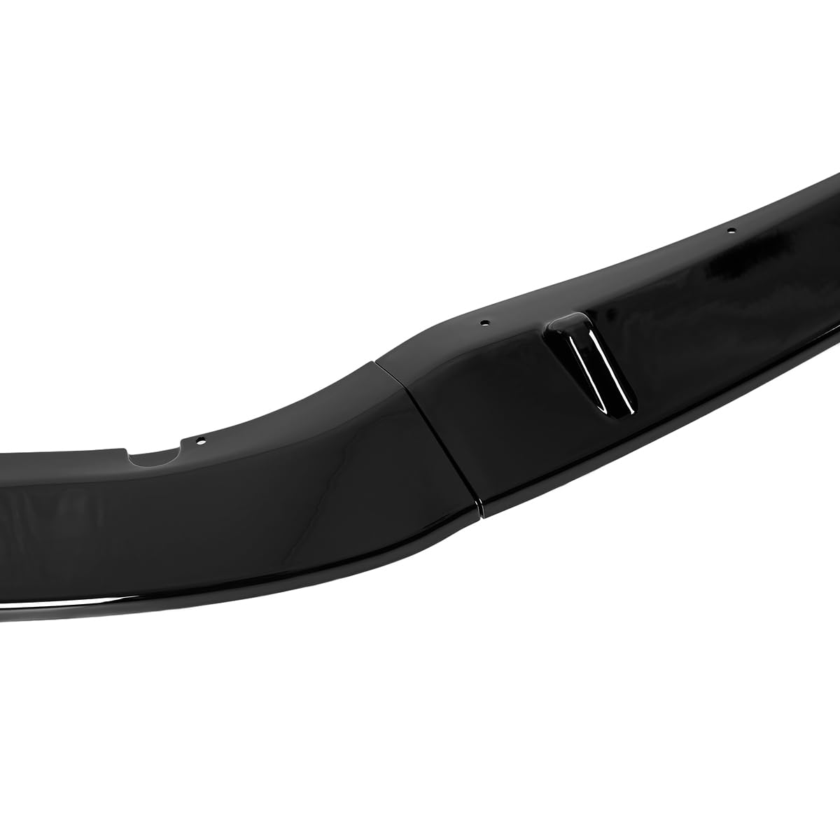 Front Bumper Lip Spoiler Spec-D Tuning Glossy Black Body Kit 3PC Compatible with 2016-2025 Mazda MX-5 Miata