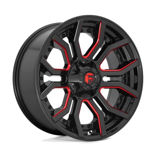 1PC Fuel D712 24X12 8X6.5 GL-BLK-RTTC -44MM - D71224208247