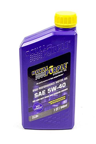 API-Licensed Royal Purple Heavy Duty SAE 5W-40 High Performance Synthetic Motor Oil - 1 Quart, (Case of 6)
