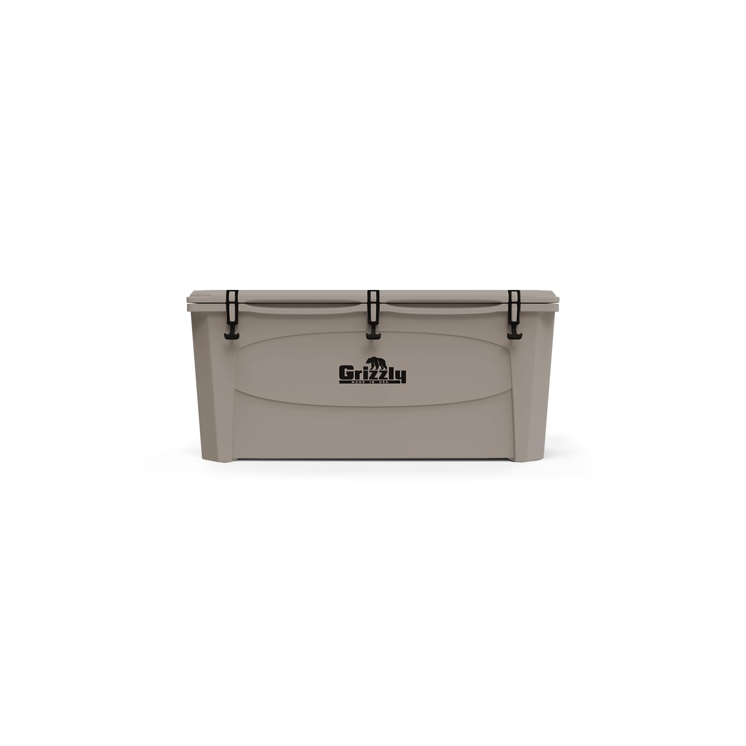 165 Cooler Grizzly | 165 qt Ice Chest Durable Rotomolded Insulated | Made in USA | Warranty for Life | for Beach Boat Camping Fishing Hunting | G165 | Whitetail