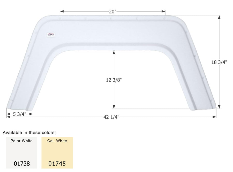 Fender Skirt ICON, Single, FS1738, Colonial White