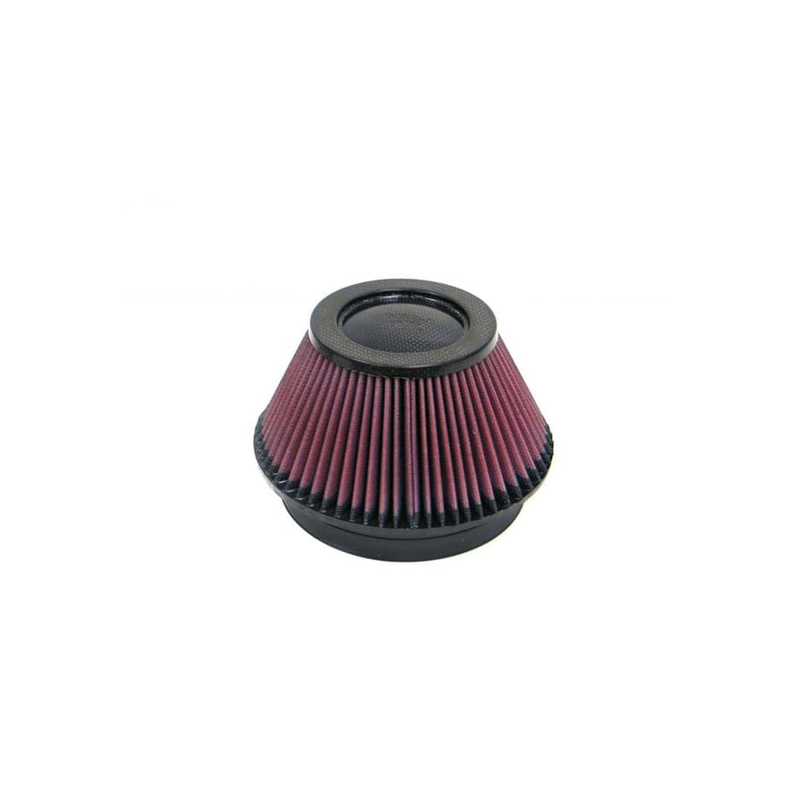 High-Flow K&N Original Lifetime Universal Air Filter - Carbon Fiber Top: High Performance, Premium: Flange Diameter: 6 In, Filter Height: 4 In, Flange Length: 1 In, Shape: Round Tapered, RP-4600