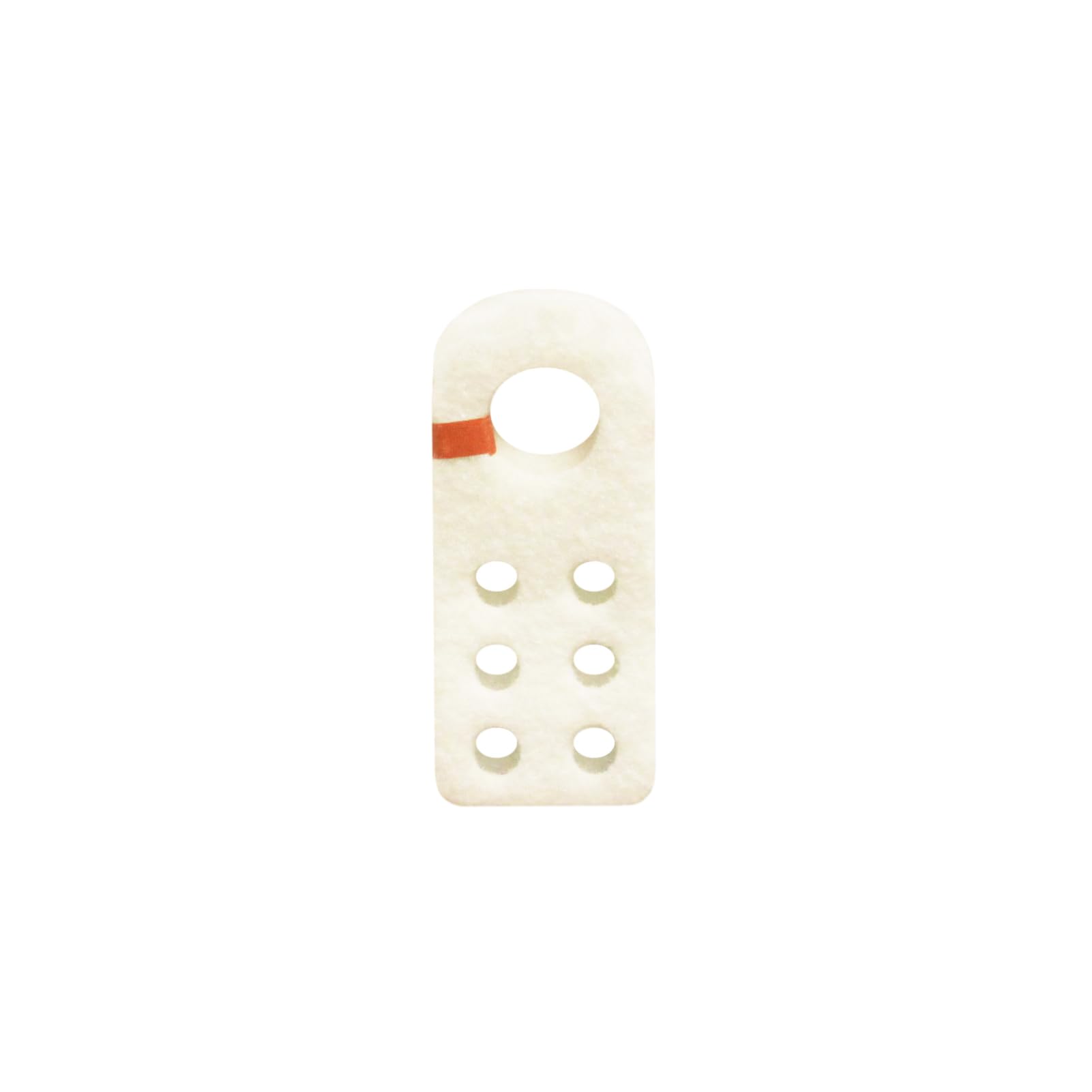 HME Vent Wick Reflective Effective Easy-to-Dip Versatile Hunting Scent-Absorbing Wick with 6 Holes & Highly Reflective Orange Band