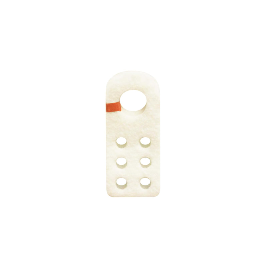 HME Vent Wick Reflective Effective Easy-to-Dip Versatile Hunting Scent-Absorbing Wick with 6 Holes & Highly Reflective Orange Band