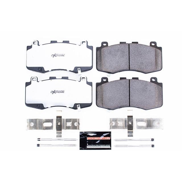 Power Stop Z36 Front Truck & Tow Carbon-Fiber Ceramic Brake Pads For Dodge Durango 2021 Jeep Grand Cherokee 2018-2021 [Model Specific] Z36-6006
