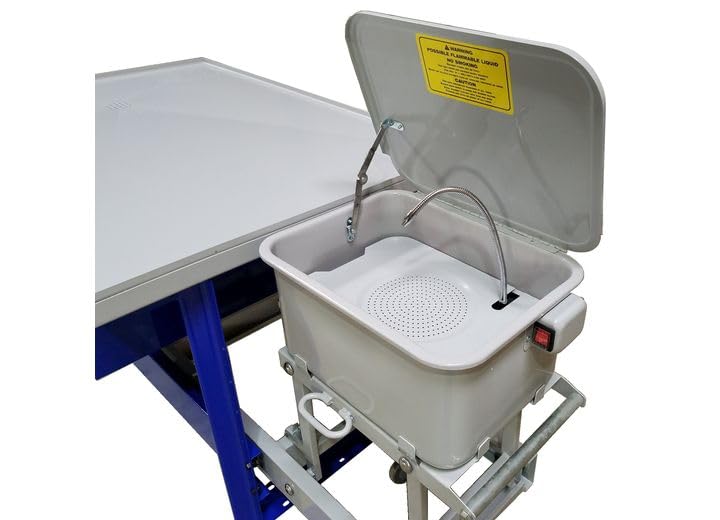 Ideal Premium Tear Down Table and Part Washer Tuxedo Distributors PTDT-PW-1000 - 1000 lb Capacity