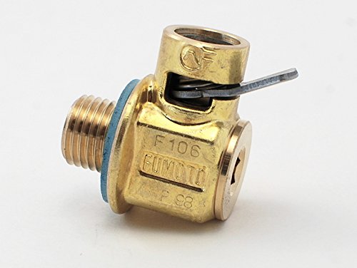 Fumoto F-106 Original with LC-10 Lever Clip F-Series Engine Oil Drain Valve, 1 Pack, Gold