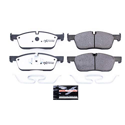 Z36-1838A Power Stop Front Z36 Truck & Tow Carbon Fiber-Ceramic Brake Pads with Hardware For Jaguar F-Pace 2017-2020, Jaguar XE 2016-2020, Jaguar XF 2018-2020 [Model Specific]