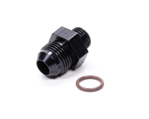 Black Fragola -8AN x 9/16-18 (6) Radius Fitting O-Ring