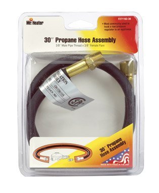 3/8 in. Dia. Mr. Heater x 3/8 in. Dia. x 30 in. L Brass/Plastic Hose Assembly