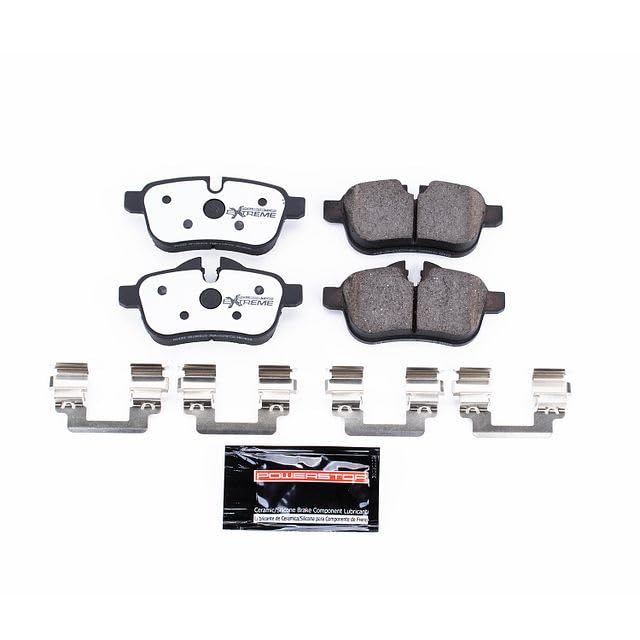 Power Stop Z26 Rear Z26-1433 Carbon-Fiber Ceramic Brake Pads For BMW Z4 2009-2016 [Model Specific]