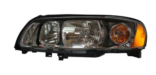 Left Headlight Assembly TYC Compatible with 2005-2007 Volvo V70