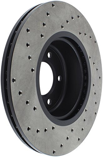 Sport StopTech Cross Drilled Brake Rotor 128.34104L (Front Left), 1 Pack