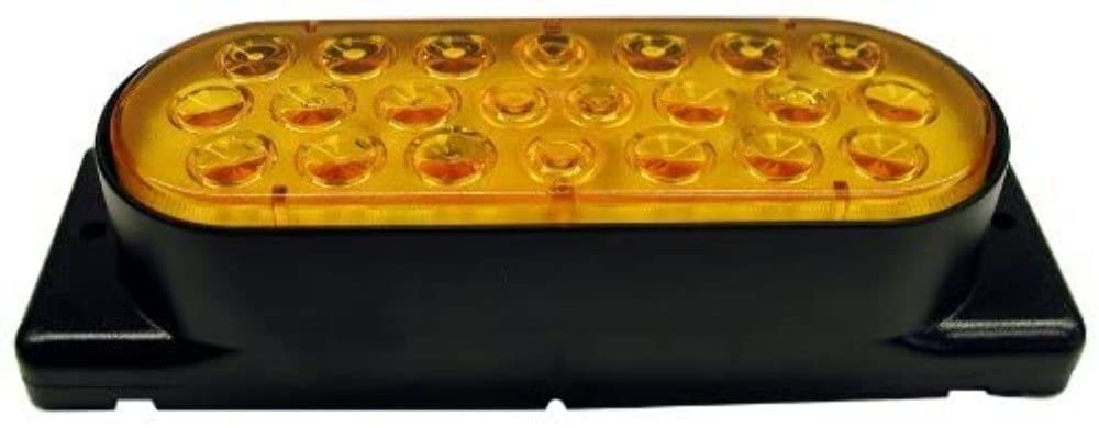 Piranha Oval LED Auxiliary Strobe Light Peterson Manufacturing 423HSA-2