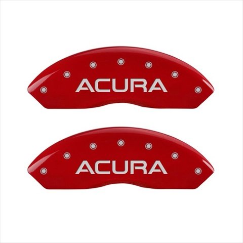 MGP 39016SACURD Acura Red Caliper Covers - Engraved Front & Rear44; Set of 4