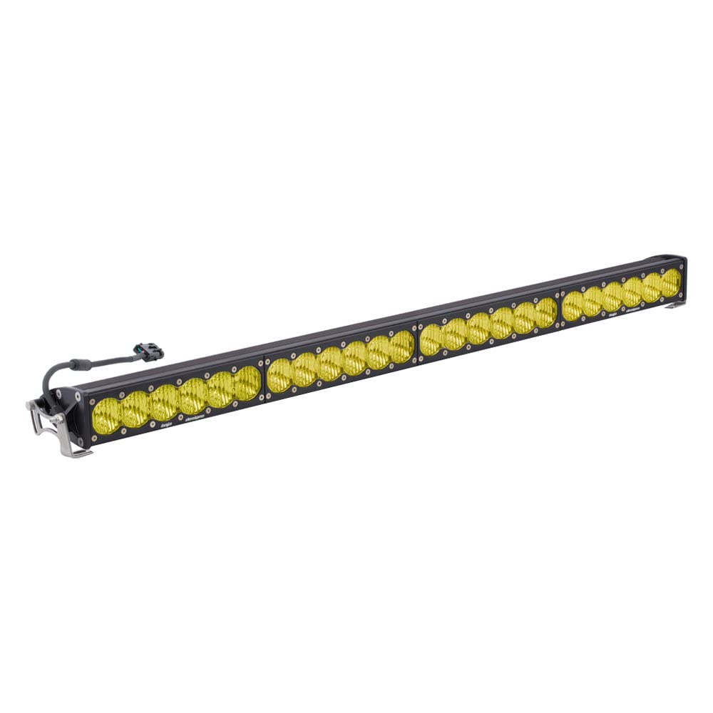 Baja Designs 40-inch OnX6+ Straight LED Light Bar for Jeeps, Off-Road 4x4, Trucks, UTV, ATV, SUV (Wide Cornering; Amber)