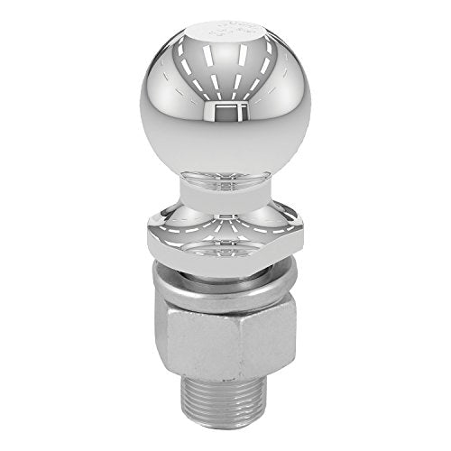 Chrome CURT Trailer Hitch Ball, 15,000 lbs, 2-5/16-Inch Diameter, 1-1/4 x 2-5/8-Inch Shank