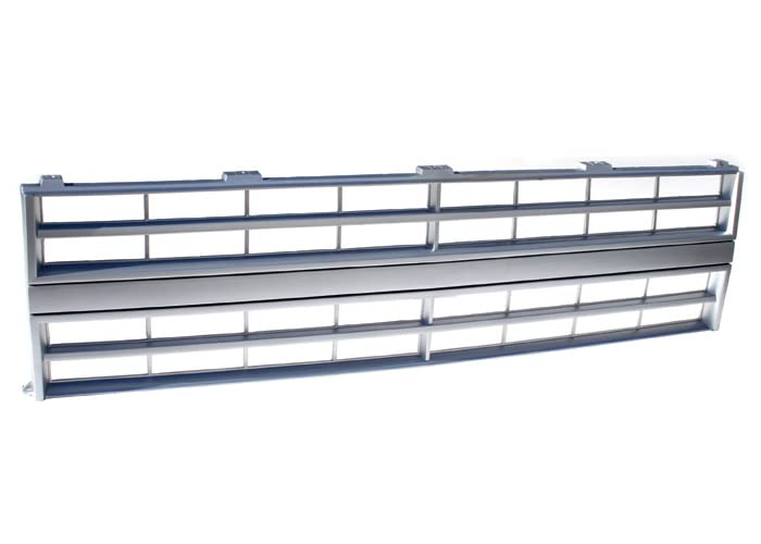Brothers Trucks Grille Silver without Bowtie - Single Headlights - GRL8801