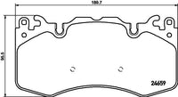 355016151 Pagid Disc Brake Pad Set