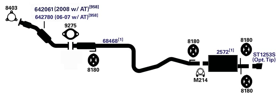8403 AP Exhaust Products Catalytic Converter Gasket