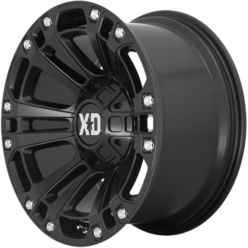 Xd851 XD Wheels Monster 3 Satin Black Wheel with Alloy Steel (20 x 10. inches /5 x 78 mm, -18 mm Offset)